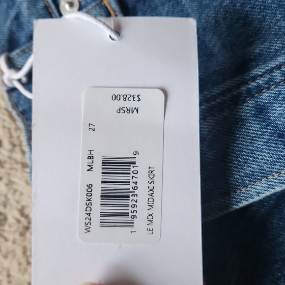 Frame Denim and Herringbone Skirt - Picture 3 of 4